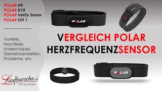 Vergleich Vorstellung Polar H9 vs. Polar H10 vs. Polar Verity Sense vs. Polar OH1 (Deutsch/German)