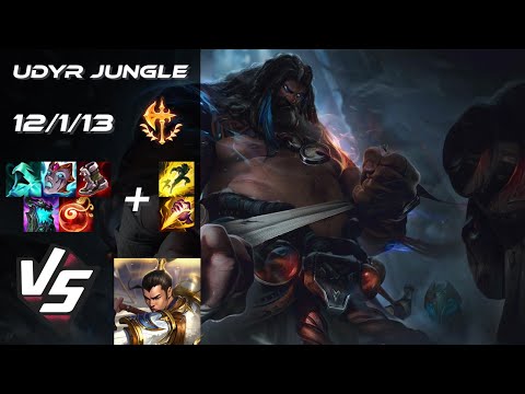 JUNGLE Udyr vs Xin Zhao - NA Grandmaster Patch 14.16