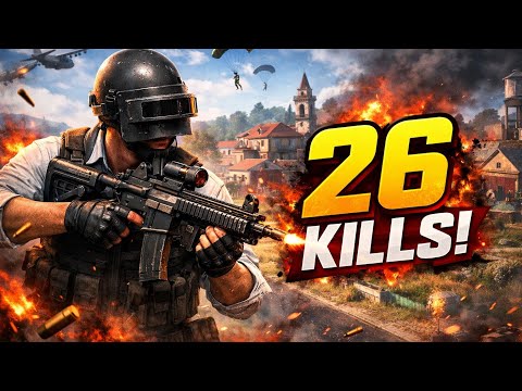 INSANE 26 KILLS ERANGEL 😱 Full Match Highlights | PUBG Mobile