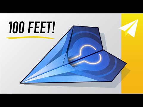FLIES 100+ FEET!!! How to Make a Paper Airplane that Flies Really Far — Halo, by Will Barron