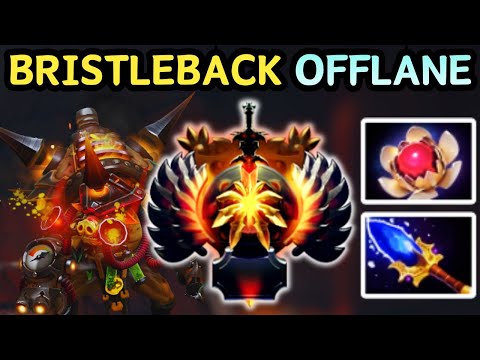 🔥 BRISTLEBACK OFFLANE IMBA BACK IMBA TANK | DOTA 2 GAMEPLAY 🔥