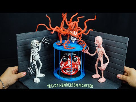 All TREVOR HENDERSON Monsters creepy in a scary Room with Clay 1001 - Part 4