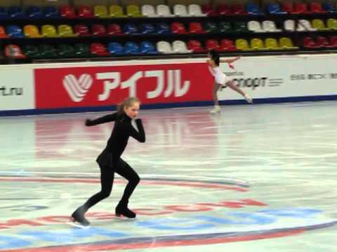 2013-11-24 CoR Gala practice Julia Lipnitskaia