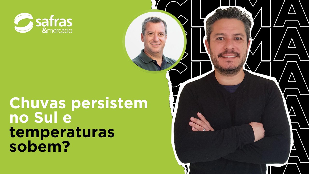 Chuvas no Sul, temperaturas em elevação no Brasil e umidade irregular nos EUA – Clima na Semana