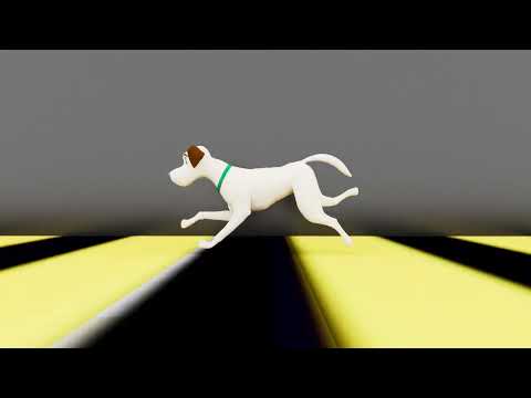 Dog running Animation
