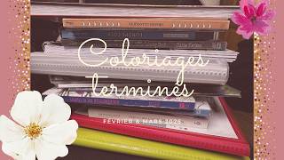 Coloriages terminés Février & Mars 2026 - Finished pages