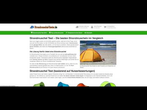 Strandmuschel Test - So findest Du die beste Strandmuschel
