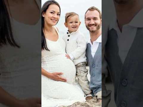 They been married for 13 years  Nick Vujicic and His Lovely 🥰 Wife & 4 Kids