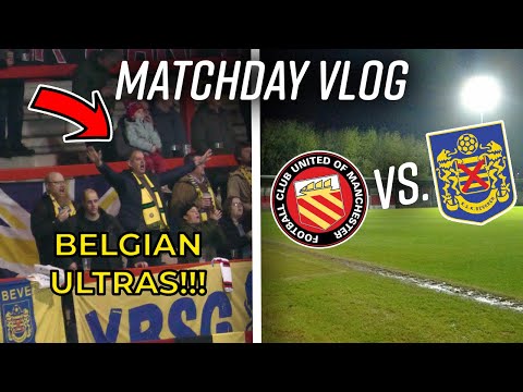 EUROPEAN NON LEAGUE FOOTBALL!!! F.C. United of Manchester vs. K.S.K. Beveren | Matchday Vlog