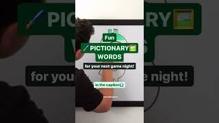 Fun Pictionary Words