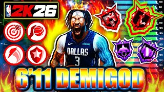 The BEST Center Build in NBA 2K26 👑 UNSTOPPABLE DEMIGOD!
