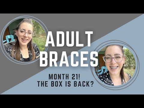 Adult Braces Month 21 | The Box Is Back! | Almost Done With Treatment? | Ortho Appointment
