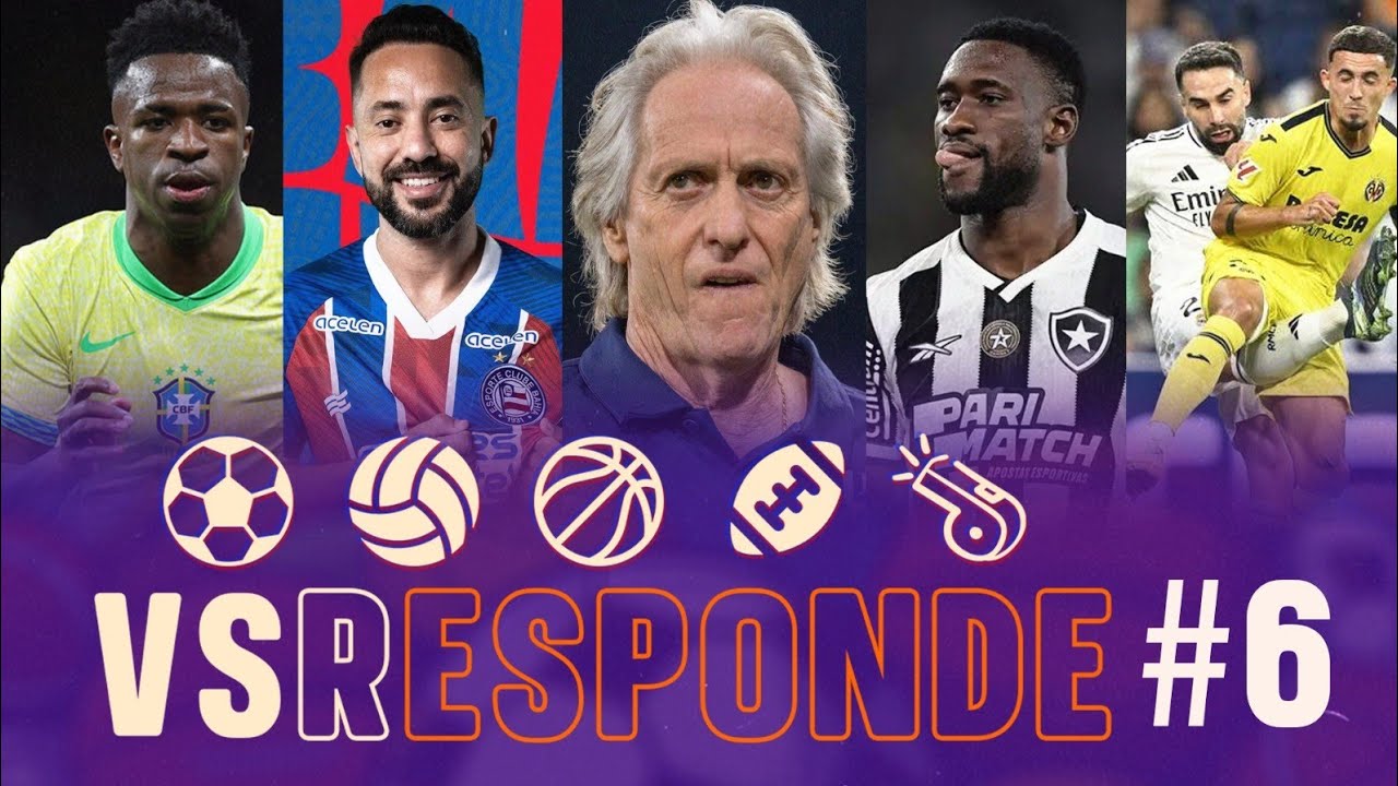 VSRESPONDE 6: JORGE JESUS NA SELEÇÃO, LESÃO DE CARVAJAL, VINI JR., JOGADORES AFRICANOS E MAIS...