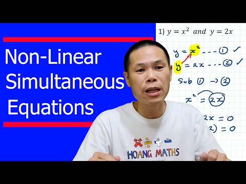 Non Linear Simultaneous Equations