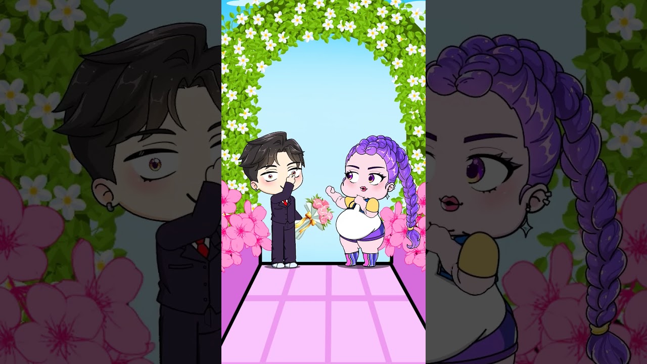 KPop Demon Hunters: Build a Bride Run Challenge - Rumi & Jinu can be together? #kpopdemonhunters