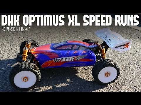 DHK OPTIMUS XL 1/8 Buggy Speed Runs On 4S