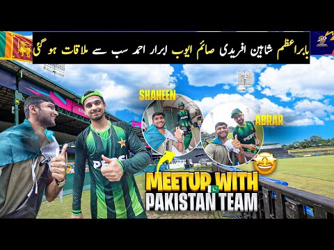 Meet up with Pakistani team 😍 Colombo🇱🇰