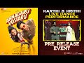 Karthi Krithi Shetty Live Dance Performance Annagaru Vostaru Pre Release Event Studio Green