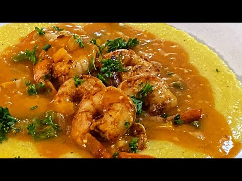 Southern SHRMP and GRITS| Easy recipe #shrimp recipe