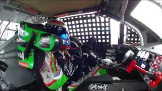 Danica Patrick 2014 Coke Zero 400 last half onboard from Daytona, FL