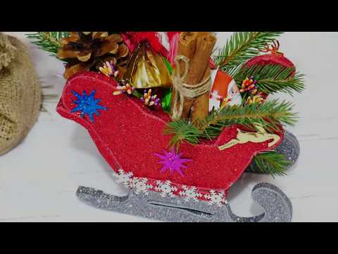 Сани Деда Мороза своими руками& DIY Santa Sleigh