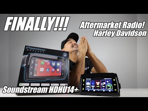 Harley Davidson Aftermarket Radio with Carplay Android Auto and more! Soundstream Reserve HDHU14+