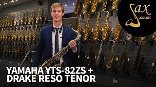 Video thumbnail for Yamaha YTS-82Z Silver Tenor Saxophone  - Drake Reso Chamber by SAX