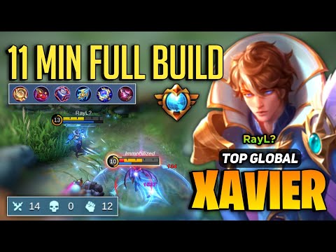 IMMORTAL! Xavier Perfect Rotation Gameplay [ Top Global Xavier Best Build ] By RayL? - MLBB