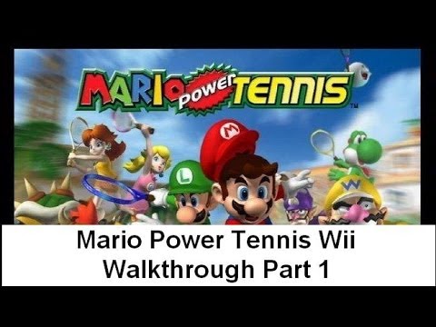 mario power tennis wii unlock all characters