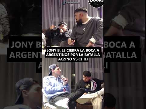 JONY BELTRÁN DEFENDS ACZINO AGAINST ARGENTINES