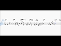 Animated Don Byas Rhythm Changes Transcription