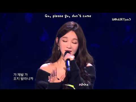 Davichi - Cry Again LIVE [hangul / roman / eng sub]