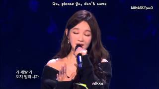 Davichi - Cry Again LIVE [hangul / roman / eng sub]