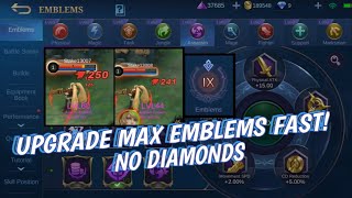 【FREE】HOW TO MAX YOUR EMBLEM FAST! 2021 - MOBILE LEGENDS