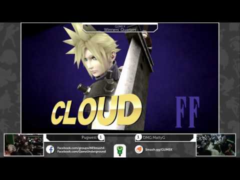 GUMS X Singles (Winner's Quarters) - Pugwest (Marth) vs DMG MattyG (Cloud)