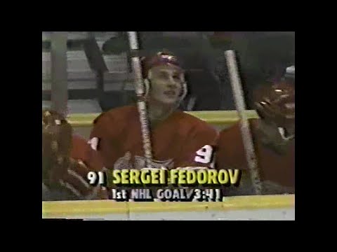 90/91 RS: Det @ NJ Highlights - 10/4/90 (Season Opener)