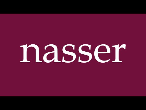How to Pronounce ''nasser'' (wetter) Correctly in German