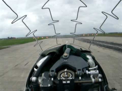 In cockpit - Take Off Hawk RAF Valley