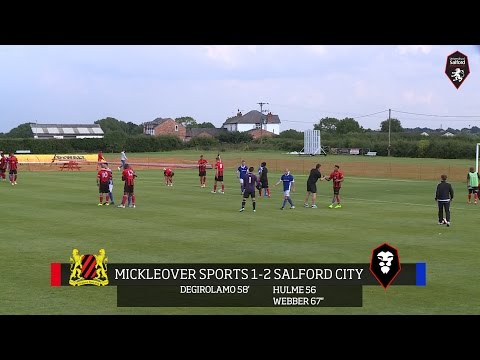 Mickleover Sports 1-2 Salford City - Evo-Stik Northern Premier League 22.08.15