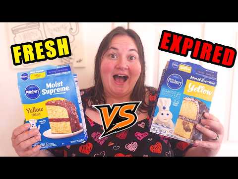 I Baked an 8 YEAR EXPIRED Cake Mix… Did It Still Work?!