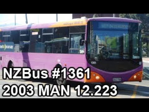NZBus #1361 | 2003 MAN 12.223 | Designline | Route 22
