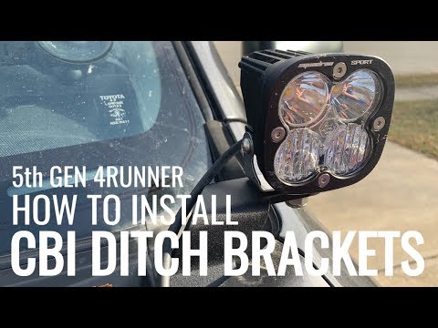 4Runner CBI Ditch Bracket Install