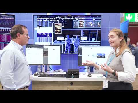 Patrick Hopper Interviews Jessica Caird from meldCX at the Intel Booth During embedded world 2025