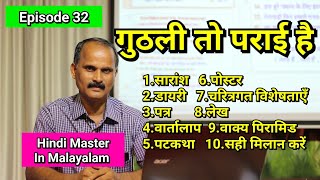 Sslc examination hindi 2020 Part 13 | Episode 32 | गुठली तो पराई है video