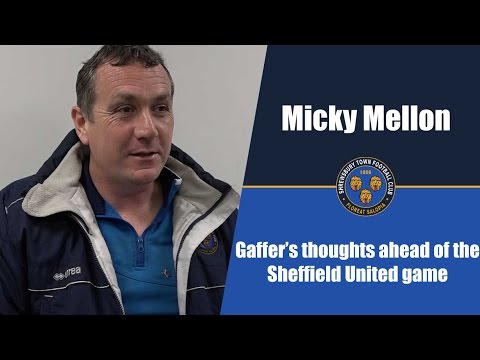 INTERVIEW | Micky Mellon pre Sheffield United (H) - Town TV