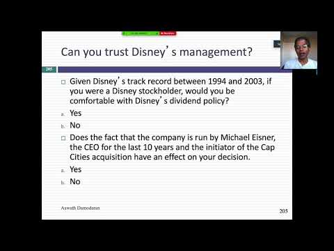 Session 24: Dividend Assessment and first steps on Valuation