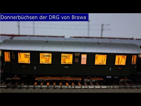 Vorstellung Donnerbüchsen der DRG Epoche II von BRAWA in H0