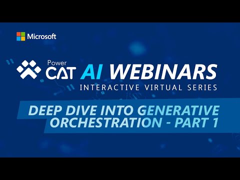 Power CAT AI Webinars: Generative AI Ops Power CAT AI Webinars: Generative AI Ops