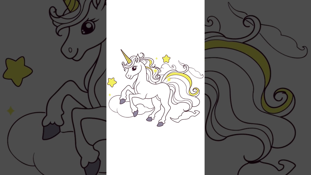 Unicorn coloring pages free. #UnicornColoringPages #ColorfulCreativity #FreePrintables #viral