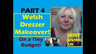 Welsh dresser makeover PART 4 update DIY to save money #cottagecore #cottage #kitchen #cheap
